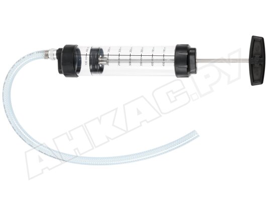 Шприц для отсоса и залива простого действия Pressol 500 мл, ПВХ, арт: 12972.