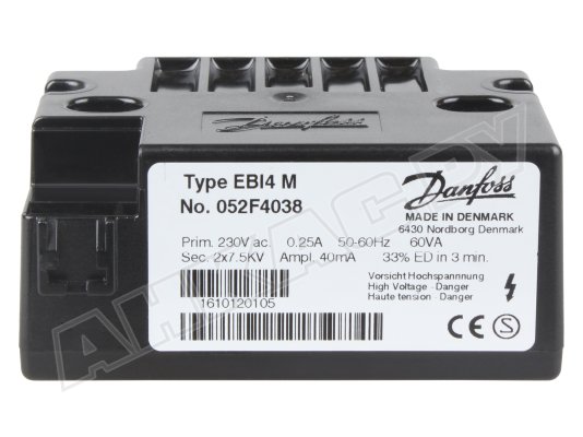 Трансформатор розжига Danfoss EBI4 M 052F4038.