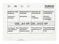 Реле давления Dungs GW 6000 A4 HP M, арт: 246159.