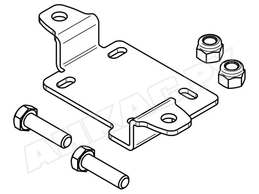 Комплект настенного крепления Piusi для GPV 2.0, арт: F19914000.