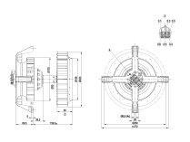Центробежный вентилятор Ebmpapst, арт: R2D225AG0210.