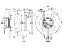 Центробежный вентилятор Ebmpapst, арт: R3G400AC3061.