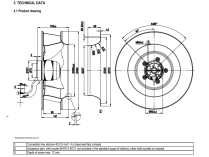 Центробежный вентилятор Ebmpapst, арт: R4E400AB2305.