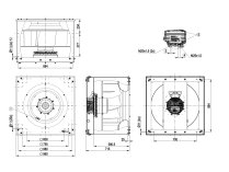 Центробежный вентилятор Ebmpapst, арт: K3G710AR0301.