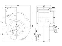 Центробежный вентилятор Ebmpapst, арт: G2E140AL4001.