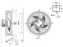 Вентилятор осевой промышленный Ebmpapst, арт: S4E300ZB0201.