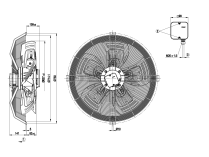 Вентилятор осевой промышленный Ebmpapst, арт: S4D630AH0101.
