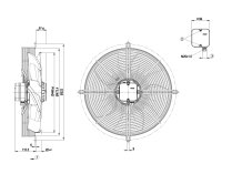 Вентилятор осевой промышленный Ebmpapst, арт: S4D450AU0101.