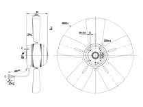 Вентилятор осевой промышленный Ebmpapst, арт: A4S300AA0201.