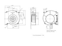 Центробежный вентилятор Ebmpapst RL 65-21/12/2 HP, арт: 9592910009.