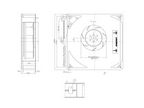 Центробежный вентилятор Ebmpapst RG 160-28/18 NU, арт: 9595414127.