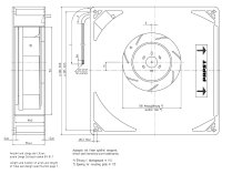 Центробежный вентилятор Ebmpapst RG 160-28/14 NM, арт: 9595414102.