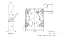 Вентилятор осевой промышленный Ebmpapst DV 4118 N, арт: 9694330151.