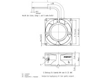 Вентилятор осевой промышленный Ebmpapst 8556 N, арт: 9274014210.
