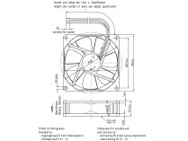 Вентилятор осевой промышленный Ebmpapst 3414 NM, арт: 9292506327.