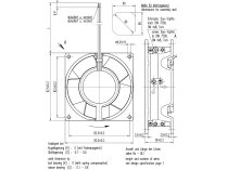 Вентилятор осевой промышленный Ebmpapst 3506, арт: 9244014730.