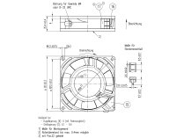 Вентилятор осевой промышленный Ebmpapst 3950 L, арт: 9282708115.