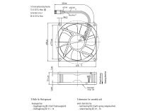 Вентилятор осевой промышленный Ebmpapst 8412 N/2 GLLE-451, арт: 9292506451.