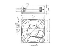 Вентилятор осевой промышленный Ebmpapst 4800 X, арт: 9244014278.