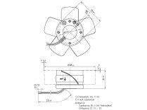 Вентилятор осевой промышленный Ebmpapst 4656 EZ, арт: 9244014942.