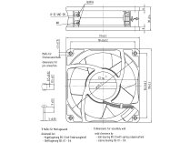 Вентилятор осевой промышленный Ebmpapst 4650 NR, арт: 9244014452.