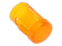 Пластмассовый колпачок для лампочки Ecoflam оранжевый, 65322055