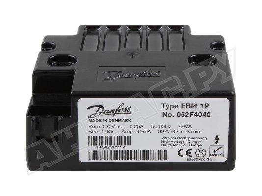 Трансформатор розжига Danfoss EBI4 1P 052F4040.