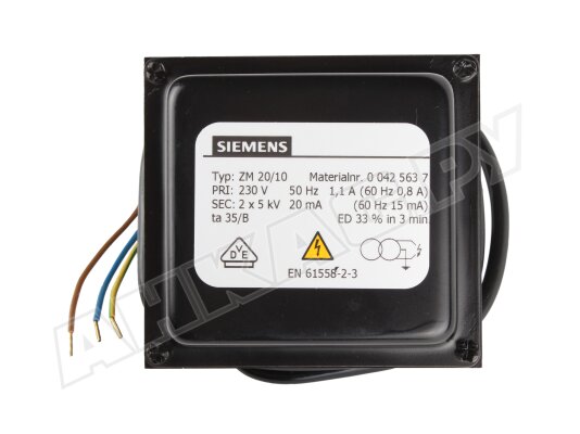 Трансформатор розжига Siemens ZM 20/10 00425637.