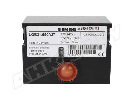Топочный автомат Siemens LGB21.550A27.