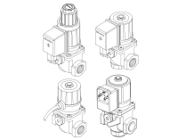 Газовый электромагнитный клапан Brahma E8/SB4*CFD, арт: 13671201.