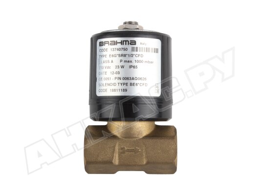 Газовый электромагнитный клапан Brahma E6G*SR8*1/2*CFD 13740750