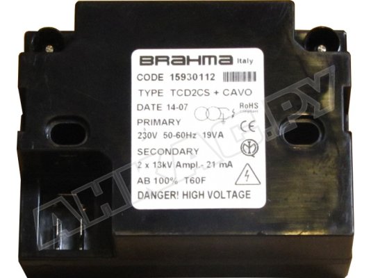 Трансформатор розжига Brahma TCD2СS, арт: 15930112.