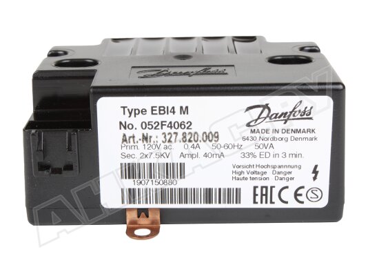 Трансформатор розжига Danfoss EBI4 M 052F4062.