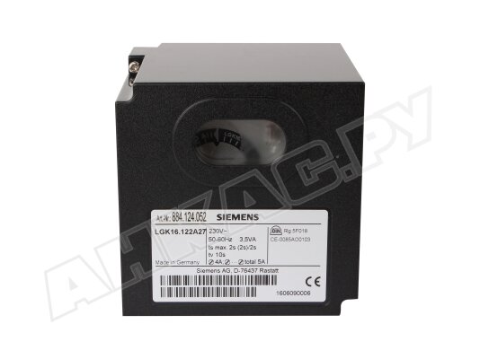 Топочный автомат Siemens LGK16.122A27 Топочный автомат Siemens LGK16.122A27