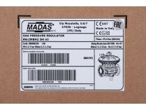 Регулятор давления газа Madas RG/2MBHZ DN 65, арт: RBH08Z 130. Регулятор давления газа Madas RG/2MBHZ DN 65, арт: RBH08Z 130.