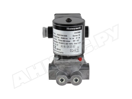 Газовый электромагнитный клапан Honeywell VE4015A1005.