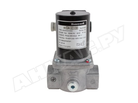 Газовый электромагнитный клапан Honeywell VE4025A1004.