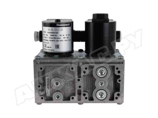 Двойной электромагнитный клапан Honeywell VQ420MB1003.