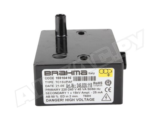 Трансформатор розжига Brahma TC1SVPAF 15910416