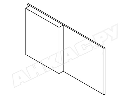 Передняя нижняя панель Viessmann AVR/AHR72, арт: 7330185.