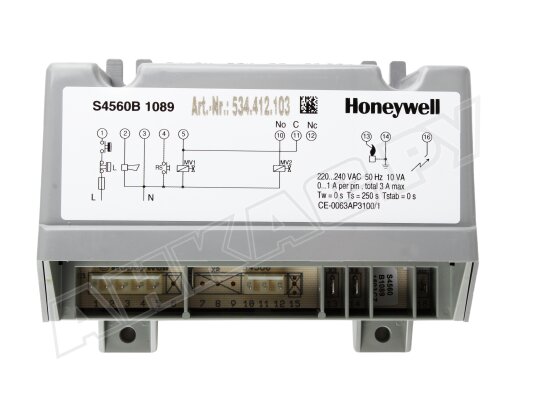 Менеджер горения Honeywell S4560B 1089