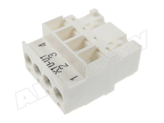 Штекер 4х контактный Weishaupt X10-01, арт: 716322. Штекер 4х контактный Weishaupt X10-01, арт: 716322.