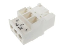 Штекер 3х контактный Weishaupt X7-01, арт: 716313.