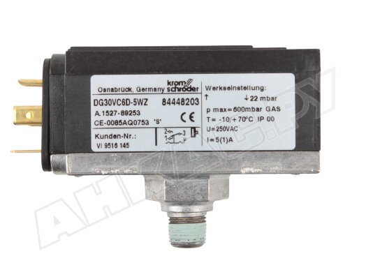 Реле давления Viessmann DG30VC6D-5WZ, арт: 7827062