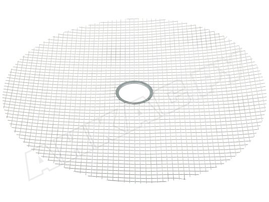 Решётка всасывающая Weishaupt 68 x 570 мм, 21170402022
