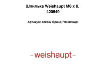 Шпилька Weishaupt M6 x 8, 420549