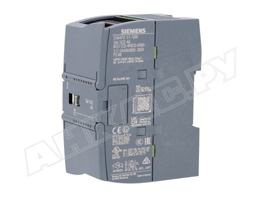 Модуль аналогового вывода Siemens Simatic S7-1200 SM 1232 AQ, арт: 6ES7232-4HB32-0XB0