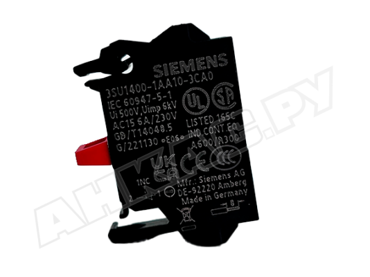 Контактный модуль Siemens, арт: 3SU1400-1AA10-3CA0 Контактный модуль Siemens, арт: 3SU1400-1AA10-3CA0