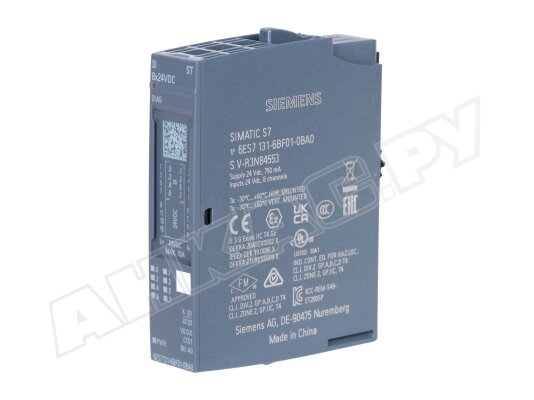 Модуль дискретного ввода Siemens 6ES7131-6BF01-0BA0 Альт. арт: 6ES71316BF010BA0, 131-6BF01-0BA0.