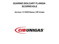 GUARNIZ.ISOLCART FLANGIA SCORREVOLE